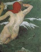 Paul Gauguin Wave of goddess USA oil painting artist